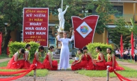 Trường THCS Kim Đồng tổ chức lễ kỷ niệm 31 năm ngày Nhà giáo Việt Nam 20/11/2013